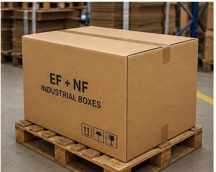 EF + NF Industrial Boxes packaging product